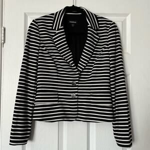 Bebe Striped Jacket - Size XS
